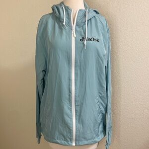 TikTok logo gear lightweight jacket Medium Offer‎ Expires by 1/19/25... IYKYK